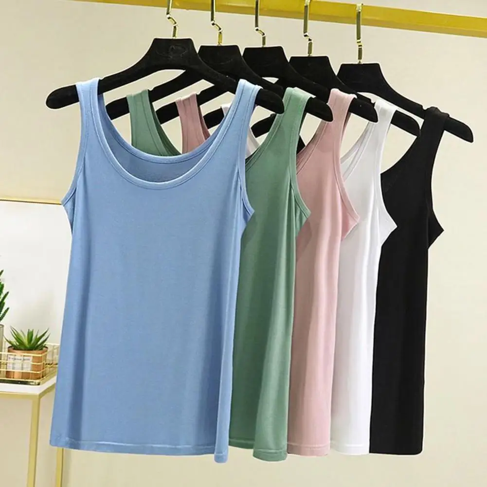 Fiber Tank Top O-neck Tank Tops for Women Loose Fit Solid Color Camisole Stretchy Sling Summer Vest Fiber Trendy Fashion
Fiber Tank Top O-neck Tank Tops for Women Loose Fit Solid Color Camisole Stretchy Sling Summer Vest Fiber Trendy Fashion
