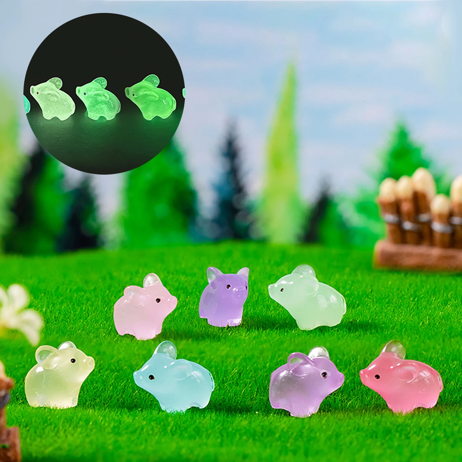 1Pcs Luminous Mini Resin Pig Car Dashboard Toys Dolls Figures Home Garden Decoration Cartoon Color Pig Cute Car Ornaments Gift
1Pcs Luminous Mini Resin Pig Car Dashboard Toys Dolls Figures Home Garden Decoration Cartoon Color Pig Cute Car Ornaments Gift