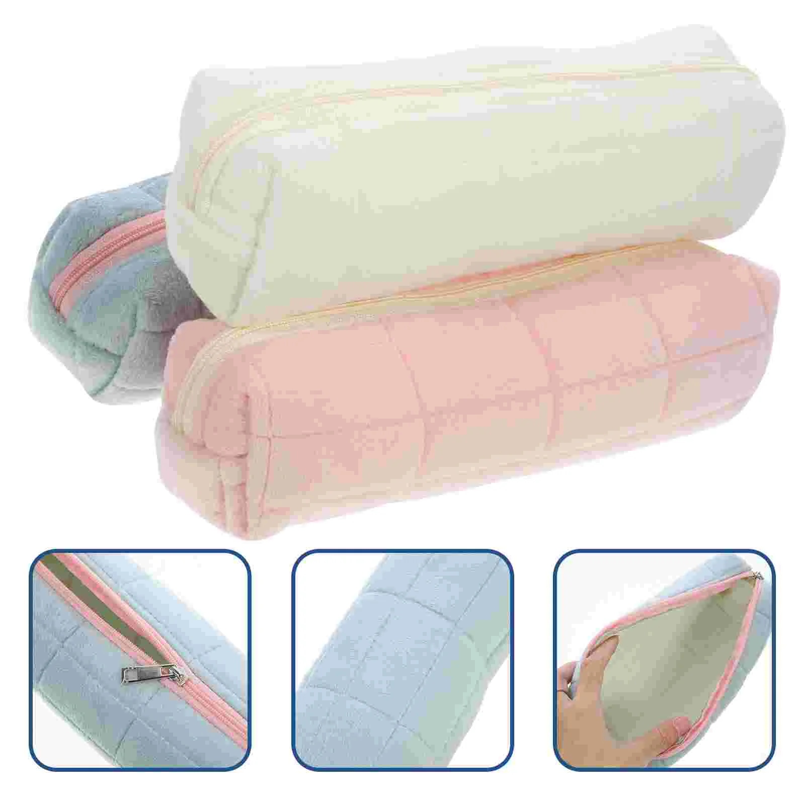 3 Pcs Student Stationery Box Pencil Pouch Case Multifunctional Cute Storage Velvet Bag Travel Daily
3 Pcs Student Stationery Box Pencil Pouch Case Multifunctional Cute Storage Velvet Bag Travel Daily