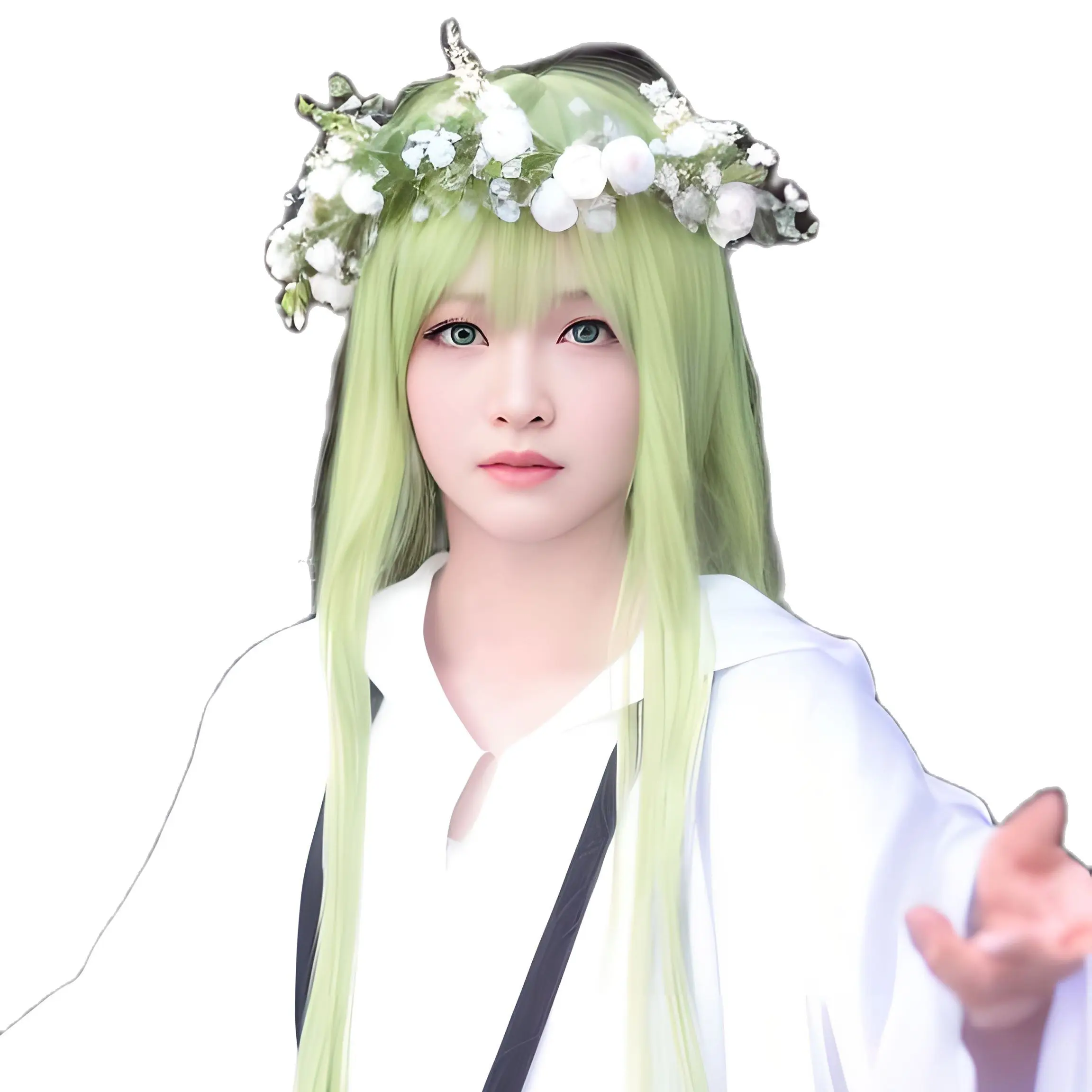 Soft Cat Brand Anime Fate Grand Order Enkidu Cosplay Wig Grass green long hair Halloween Wig Party Wig
Soft Cat Brand Anime Fate Grand Order Enkidu Cosplay Wig Grass green long hair Halloween Wig Party Wig