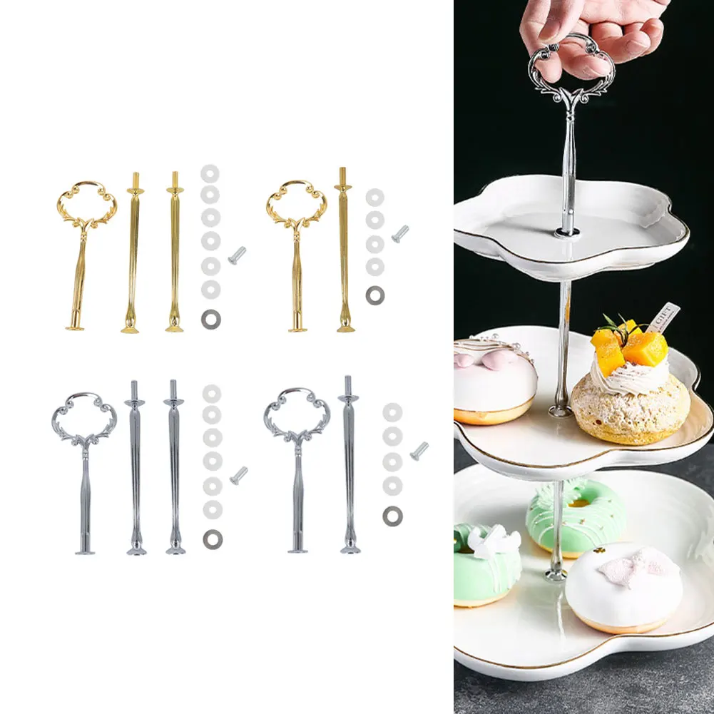 2/3 Tiered Cake Stand Handle Cake Stand Hardware Holder For Kitchen Party Wedding Cake Dessert Tool
2/3 Tiered Cake Stand Handle Cake Stand Hardware Holder For Kitchen Party Wedding Cake Dessert Tool