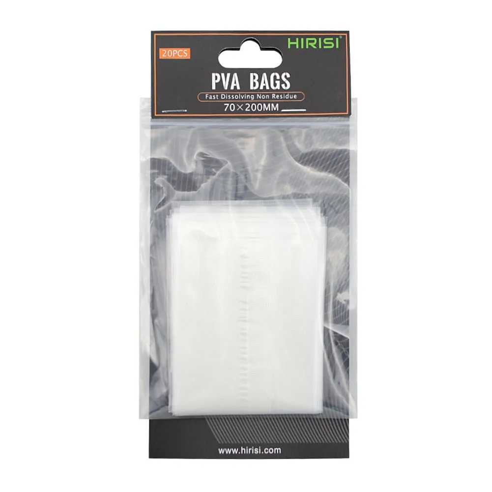 20pcs Carp Fishing PVA Bags For Fishing Tackle Accessories Carp Boilies & Pellet 70*200mm/85*140mm /60*130mm Fishing Tools
20pcs Carp Fishing PVA Bags For Fishing Tackle Accessories Carp Boilies & Pellet 70*200mm/85*140mm /60*130mm Fishing Tools