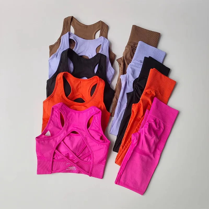 Pmwrun Women's Yoga Wear Sport Bra Top Qick Dry High Waist Yoga Gym Active Wear Pants Set
Pmwrun Women's Yoga Wear Sport Bra Top Qick Dry High Waist Yoga Gym Active Wear Pants Set