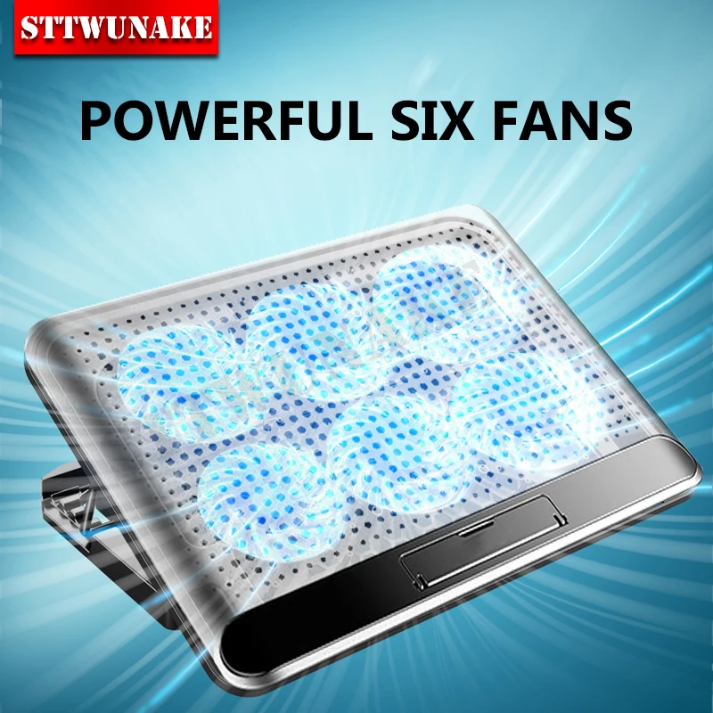 Aluminum Alloy Laptop Cooling Pads Gaming Laptop Cooler Stand Adjustable Notebook Stand Six Fan For 11-17 Inch Laptop
Aluminum Alloy Laptop Cooling Pads Gaming Laptop Cooler Stand Adjustable Notebook Stand Six Fan For 11-17 Inch Laptop