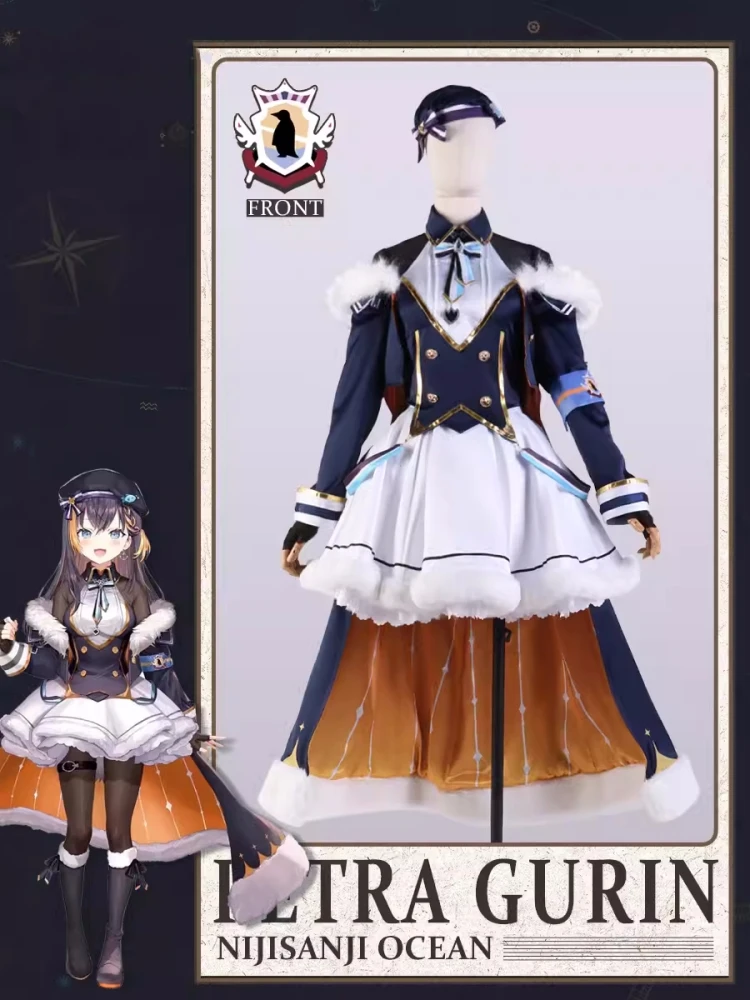 Модный женский костюм аниме Vtuber Nijisanji Petra Gurin, Карнавальная стандартная женская форма, костюм на Хэллоуин, предварительная продажа
Модный женский костюм аниме Vtuber Nijisanji Petra Gurin, Карнавальная стандартная женская форма, костюм на Хэллоуин, предварительная продажа