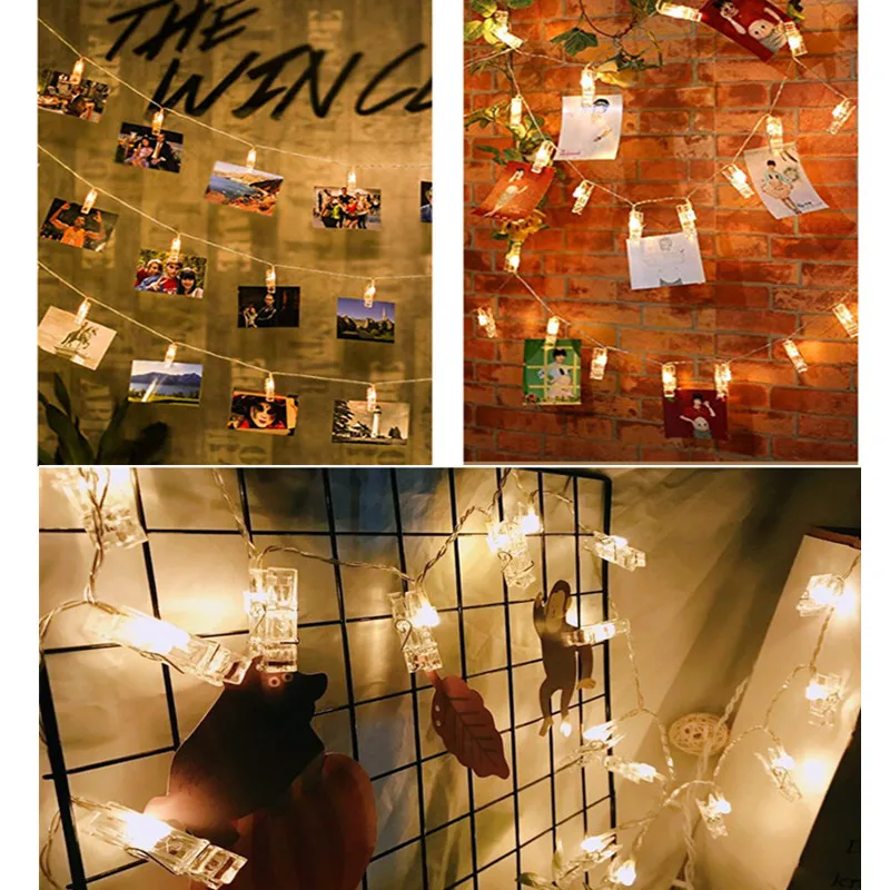 Battery Powered Photo String Lights LED Bedroom Wall Wedding Party Decor USB Fairy Twinkle Light with Clips for Hanging Pictures
Battery Powered Photo String Lights LED Bedroom Wall Wedding Party Decor USB Fairy Twinkle Light with Clips for Hanging Pictures