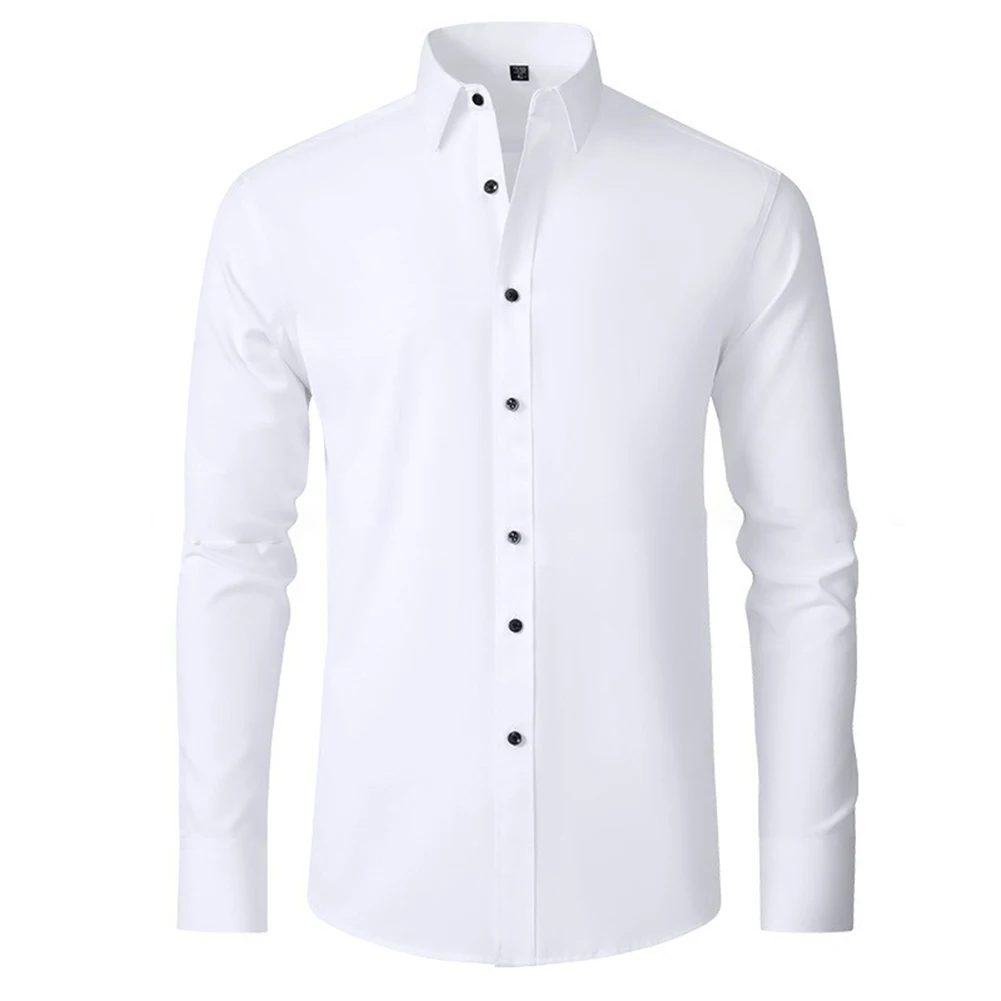 Fashion Men Classic Fit Long Sleeve Formal Shirts Wrinkle Resistant Turn-Down Premium Business Dress Shirt Men's Clothing
Fashion Men Classic Fit Long Sleeve Formal Shirts Wrinkle Resistant Turn-Down Premium Business Dress Shirt Men's Clothing