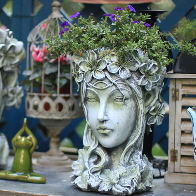 Figure Head Flower Pot Garden Decoration Venus Retro Pots for Plants Art Flower Pot Garden Accessories Garden of Pots and Plante
Figure Head Flower Pot Garden Decoration Venus Retro Pots for Plants Art Flower Pot Garden Accessories Garden of Pots and Plante