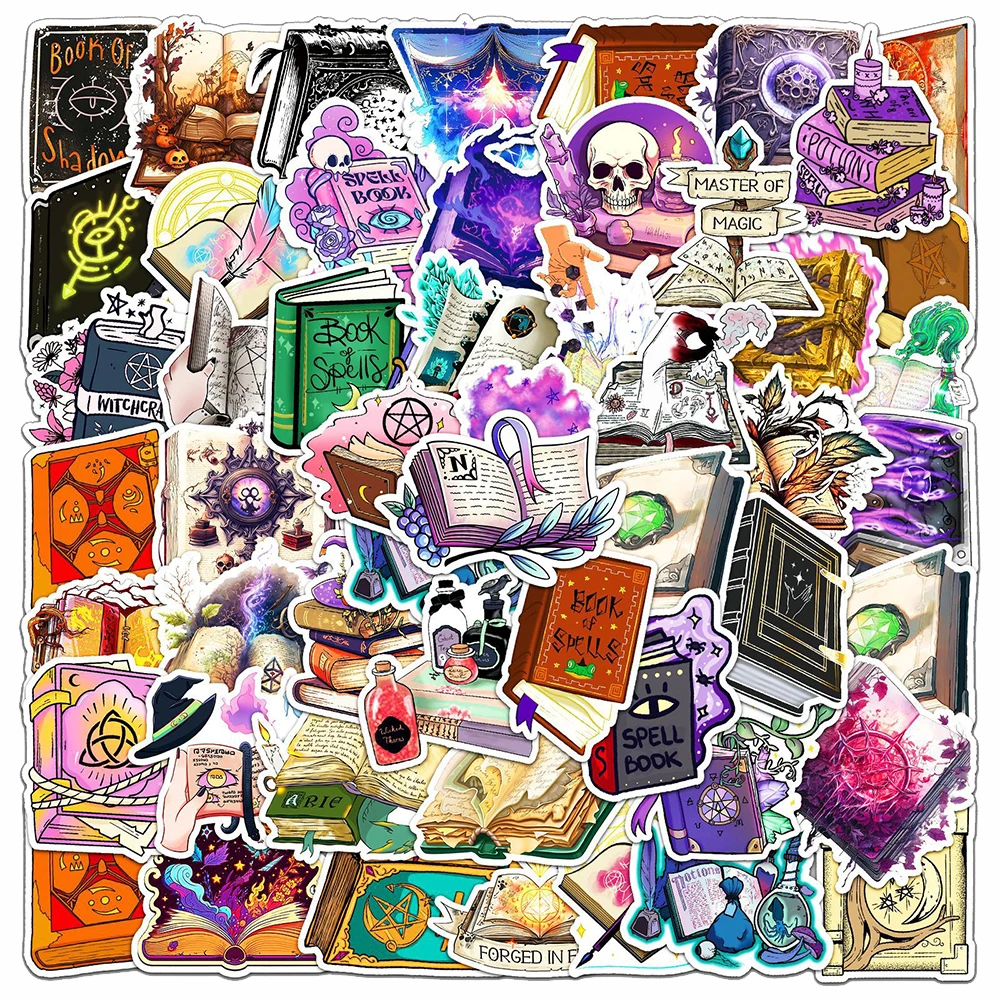 10/30/50pcs Cartoon Gothic Witch Magic Book Graffiti Stickers Decals Laptop Fridge Notebook Guitar Phone Decoration Sticker Toys
10/30/50pcs Cartoon Gothic Witch Magic Book Graffiti Stickers Decals Laptop Fridge Notebook Guitar Phone Decoration Sticker Toys
