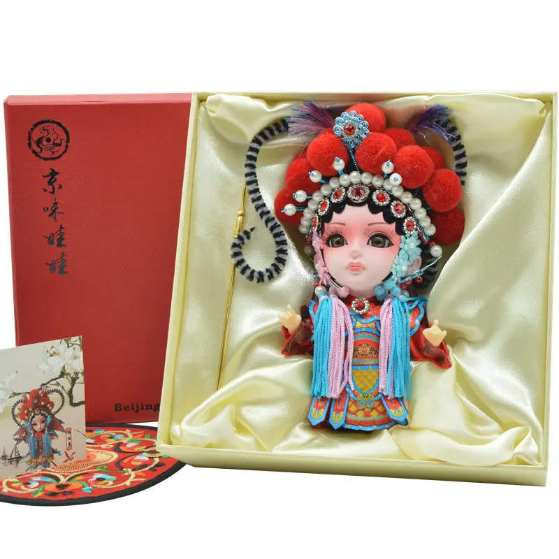 Beijing special gift silk doll ornament Beijing opera face Juan sent to foreign friends craft gifts gift souvenirs
Beijing special gift silk doll ornament Beijing opera face Juan sent to foreign friends craft gifts gift souvenirs