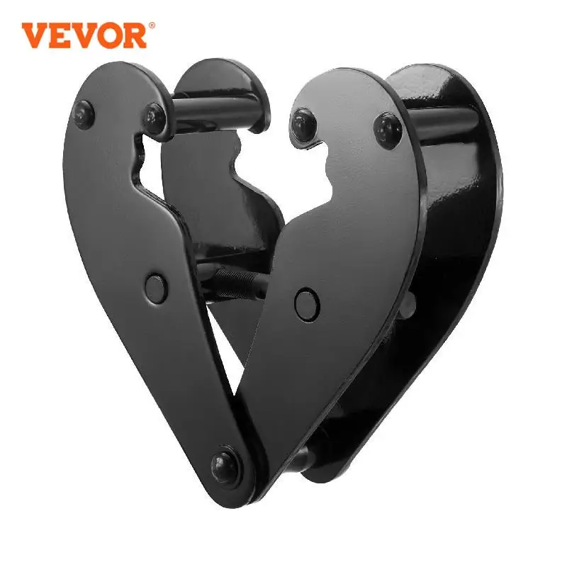 

VEVOR 1 2 3 5 Ton Beam Clamp 3Inch - 9Inch Opening Range I Beam Lifting for Rigging Industries Heavy Duty Steel Hangers in Black