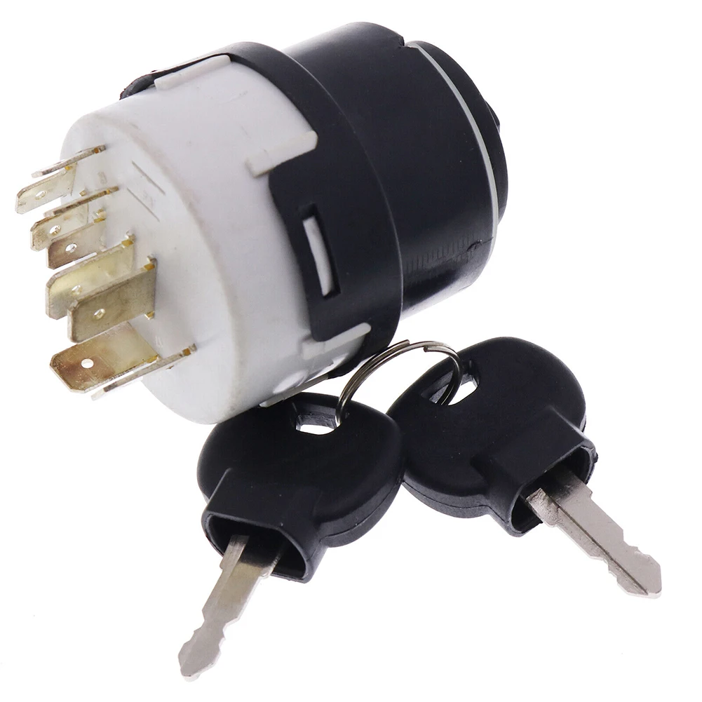 1X New Ignition Switch With 2 Keys Fit For JCB Loader 3CX 4CX Car Interior Replacement Parts 701/80184 White&Black Switch
1X New Ignition Switch With 2 Keys Fit For JCB Loader 3CX 4CX Car Interior Replacement Parts 701/80184 White&Black Switch