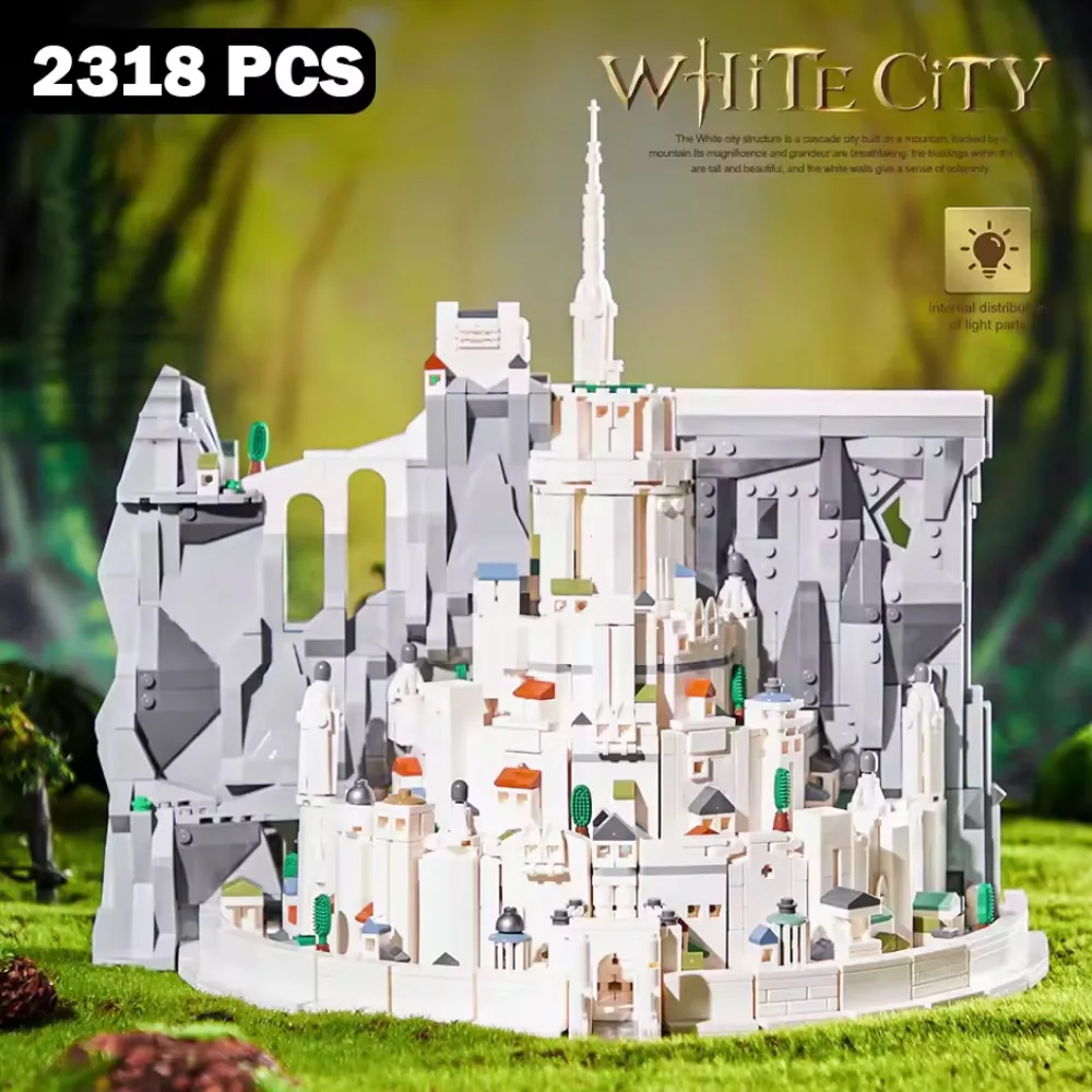 IN STOCK R-ing MOC Idea Minas Tirith Construction Building Blocks Bricks Model Assembling DIY Toys for Boys Christmas Gift Set IN STOCK R-ing MOC Idea Minas Tirith Construction Building Blocks Bricks Model Assembling DIY Toys for Boys Christmas Gift Set