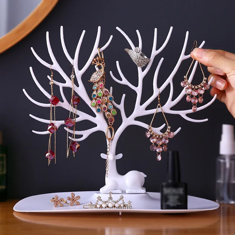 Deer Tree Branch Jewelry Stand Women Necklace Ring Watch Earring Jewelry Display Stand Storag Organizer Box Gift
Deer Tree Branch Jewelry Stand Women Necklace Ring Watch Earring Jewelry Display Stand Storag Organizer Box Gift