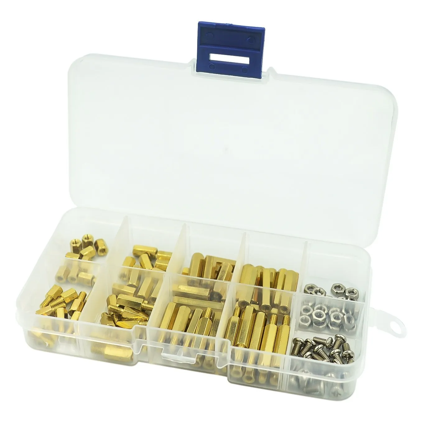 

120Pcs M3 Brass Standoff Spacer PCB Board Hex Screws Nut Assortment Kit Female-Female Spacers Male-Female Spacers