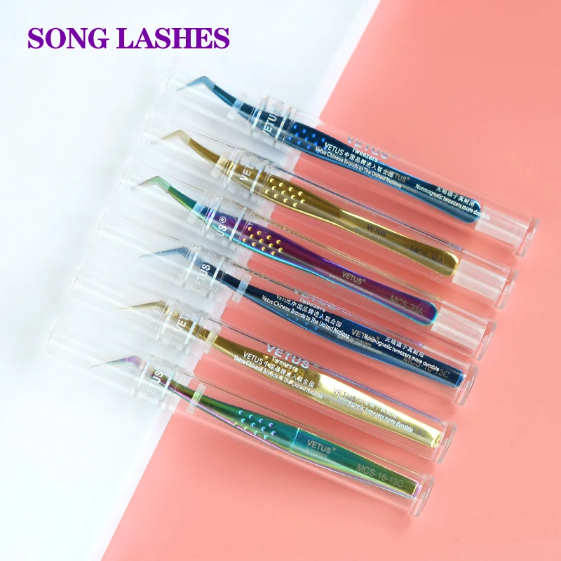 SONGLASHES 100% Vetus Original MCS Series New Style Premium Eyelashes Tweezers UltraFineTip Improve for 3D 6D Eyelash Extensions
SONGLASHES 100% Vetus Original MCS Series New Style Premium Eyelashes Tweezers UltraFineTip Improve for 3D 6D Eyelash Extensions