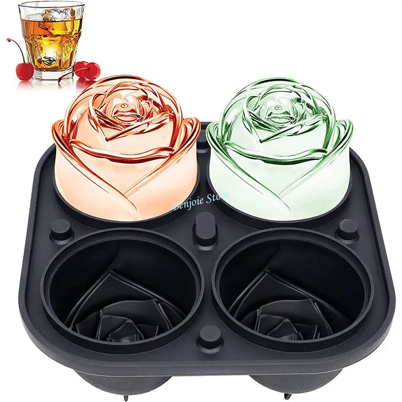Ice Cube Tray 3D Rose Ice Cube Maker Rose Shaped Ice Cubes Easy Release Ice Ball Maker Novelty Drink Tray for Whiskey Cocktails
Ice Cube Tray 3D Rose Ice Cube Maker Rose Shaped Ice Cubes Easy Release Ice Ball Maker Novelty Drink Tray for Whiskey Cocktails