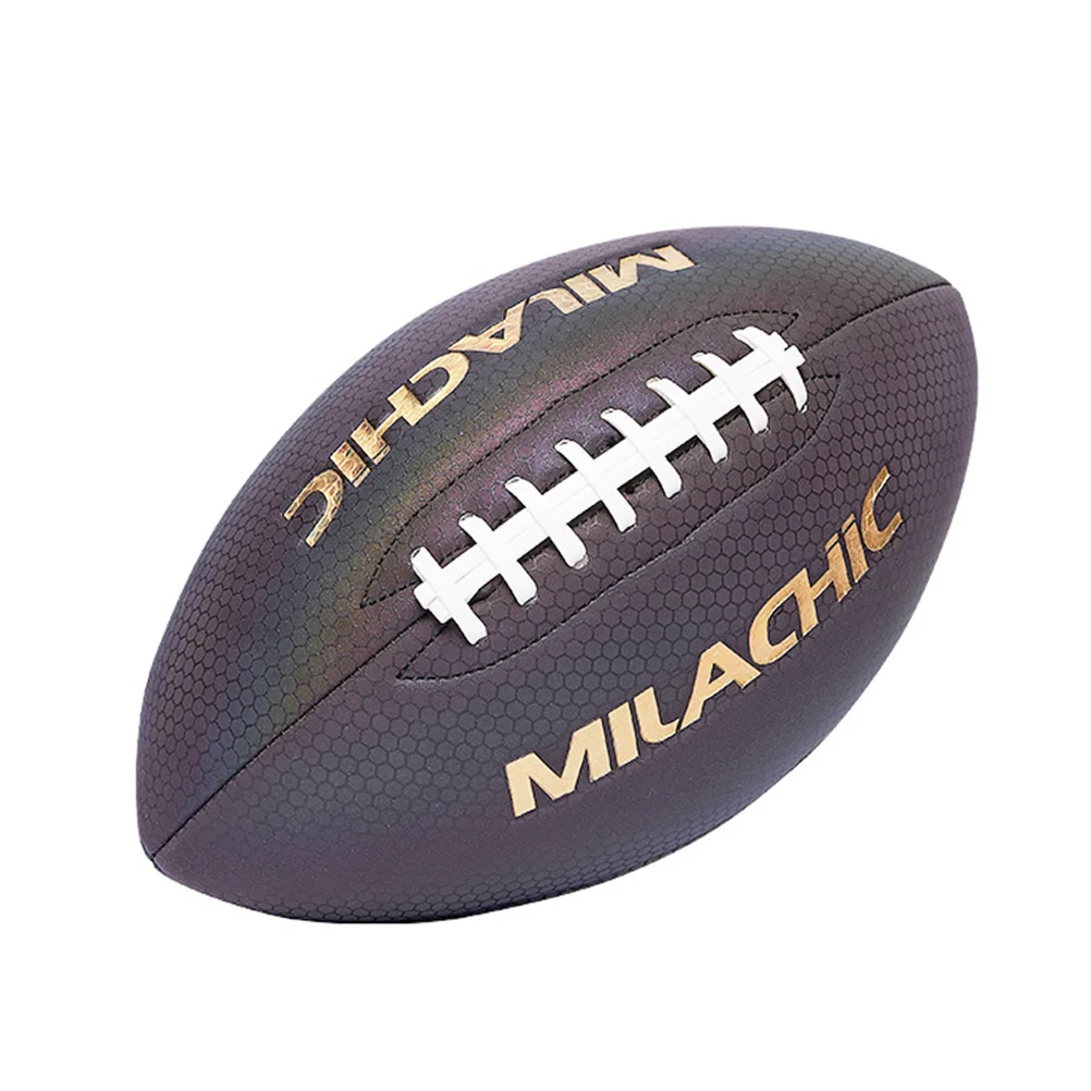 

Размер 6, американский футбольный мяч для регби, тренировочный мяч для соревнований, мяч для регби, спортивный светоотражающий мяч для регби