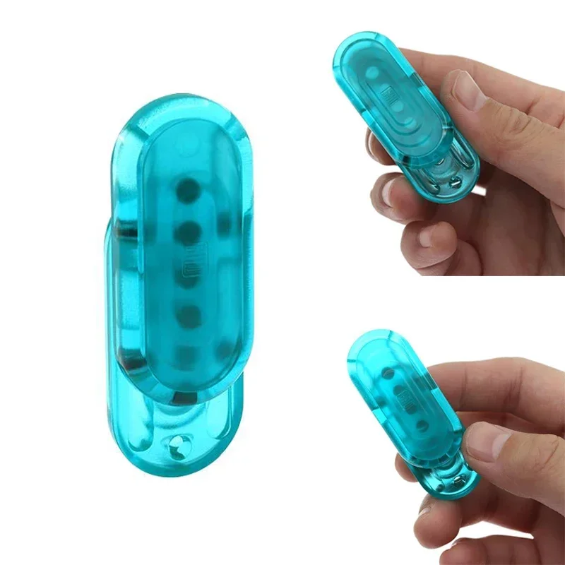 

Нажимной слайдер, синяя светящаяся Портативная Игрушка-антистресс для повседневного использования, игрушка для снятия стресса, подарок для взрослых