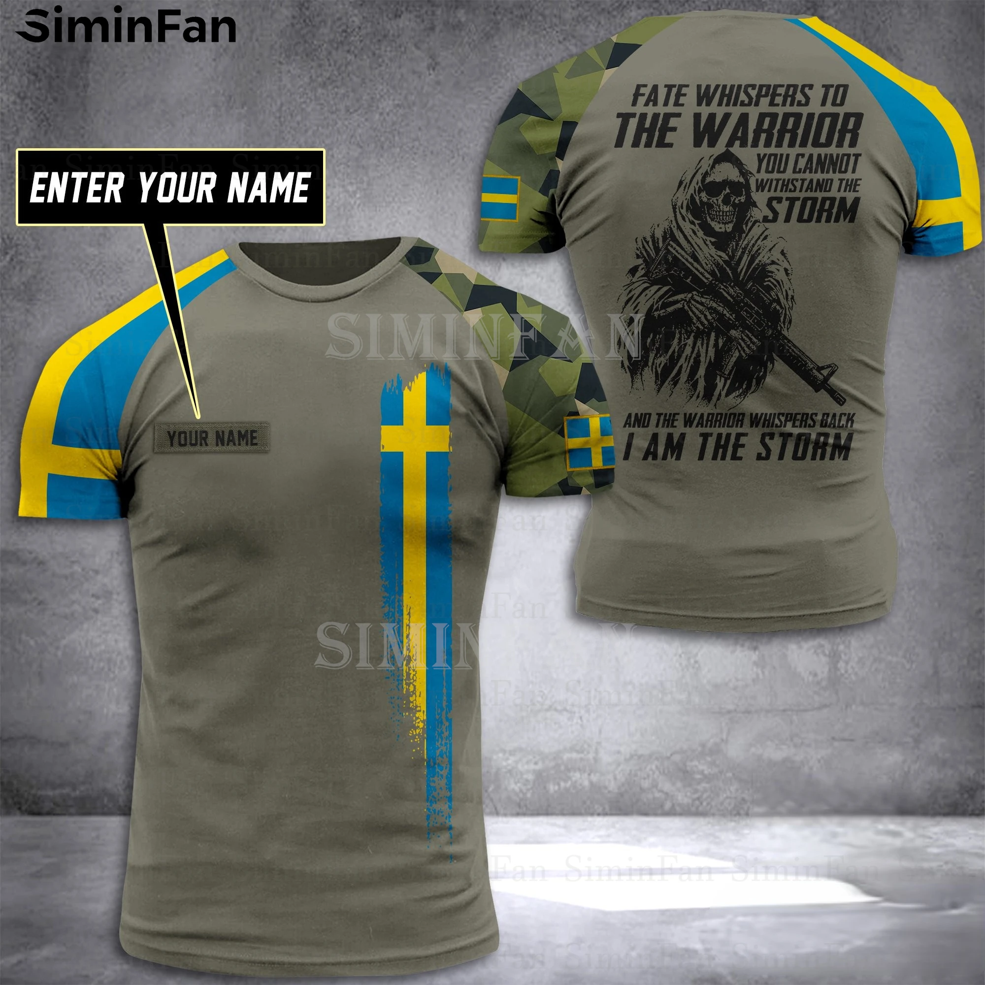 

Sweden Flag Soldier Army Veteran 3D Printed Mens Camo T-Shirts Summer Tee Male Shirt High Quality Unisex Female Casual Top 2