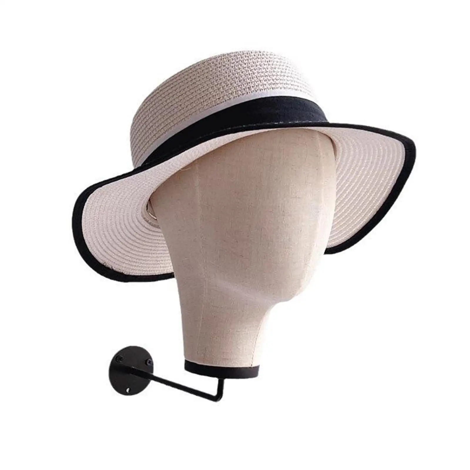 Mannequin Head Wall Mount Sturdy Hat Rack Hat Display Stand Wig Holder for Salon Home Shop Hairdresser Training Decorations
Mannequin Head Wall Mount Sturdy Hat Rack Hat Display Stand Wig Holder for Salon Home Shop Hairdresser Training Decorations