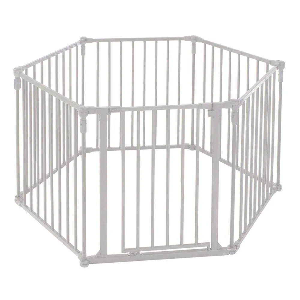 Toddleroo by North States 3 in 1 Metal Superyard 8 Panel Play Yard,199" Wide. Wall Mount Kit Included. (30" tall, Taupe)
Toddleroo by North States 3 in 1 Metal Superyard 8 Panel Play Yard,199" Wide. Wall Mount Kit Included. (30" tall, Taupe)