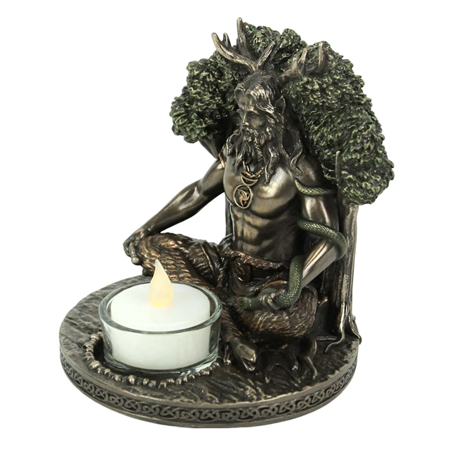 

Подсвечник Cernunnos Tealight, креативная настольная статуя, отличный подарок для друзей на новоселье