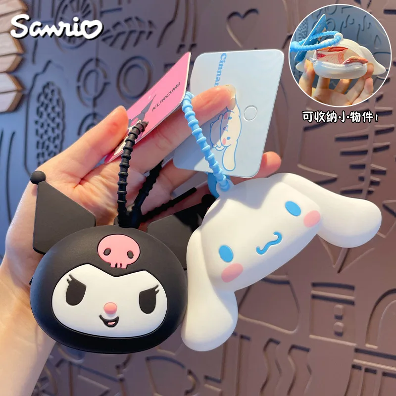 

Sanrio Coin Purse My Melody Kuromi Cinnamoroll Pochacco Silicone Waterproof Mini Bag Keychain Decorative Pvc Waterproof Wallet