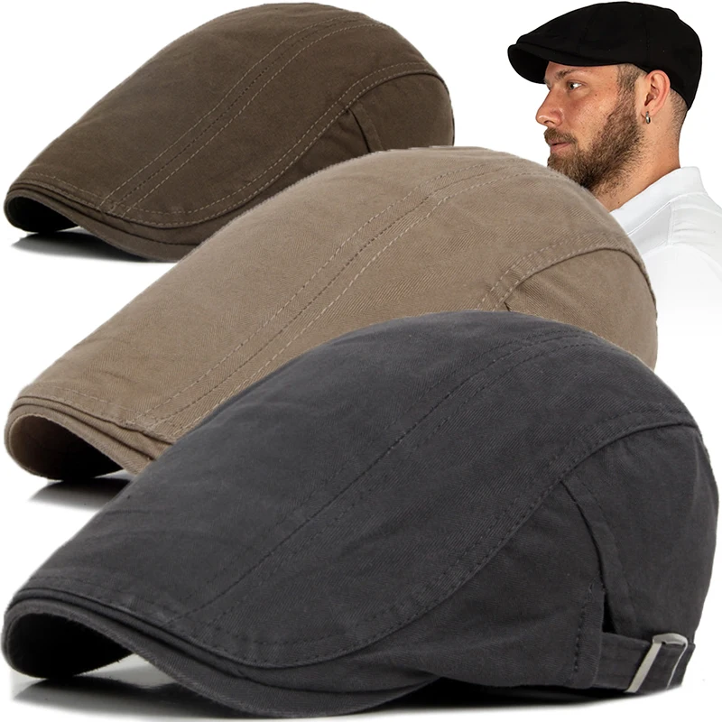 Vintage Newsboy Caps Men Women Berets Hat Classic Plaid Stripe Beret Winter Cotton Flat Cap British Painter Hats Herringbone Hat
Vintage Newsboy Caps Men Women Berets Hat Classic Plaid Stripe Beret Winter Cotton Flat Cap British Painter Hats Herringbone Hat