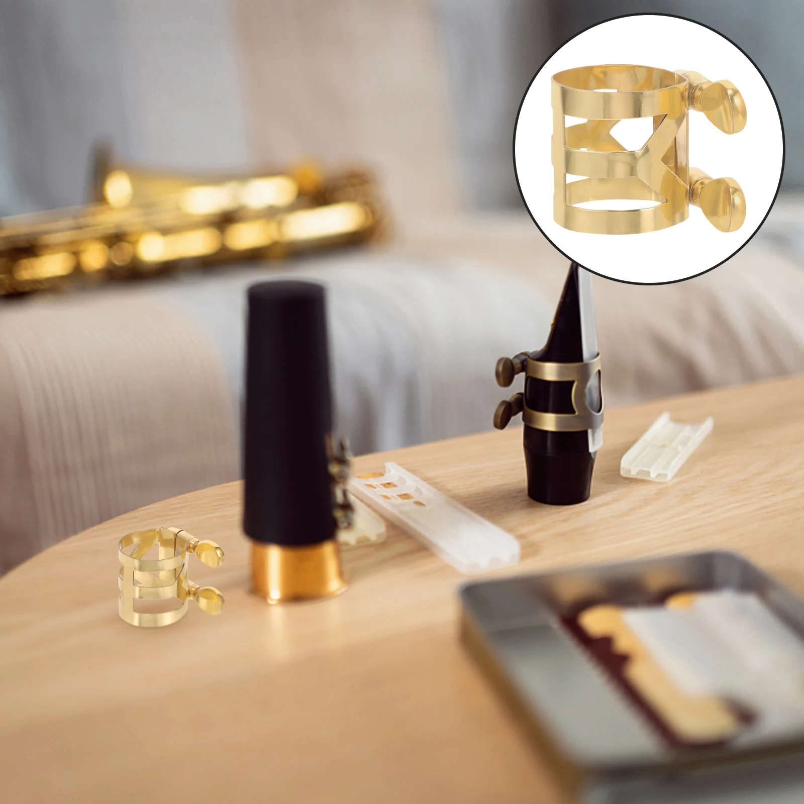 Clip Sax Accessories Metal Clamp Ligature Parts Saxophone Fastener Adjustment Clamps
Clip Sax Accessories Metal Clamp Ligature Parts Saxophone Fastener Adjustment Clamps