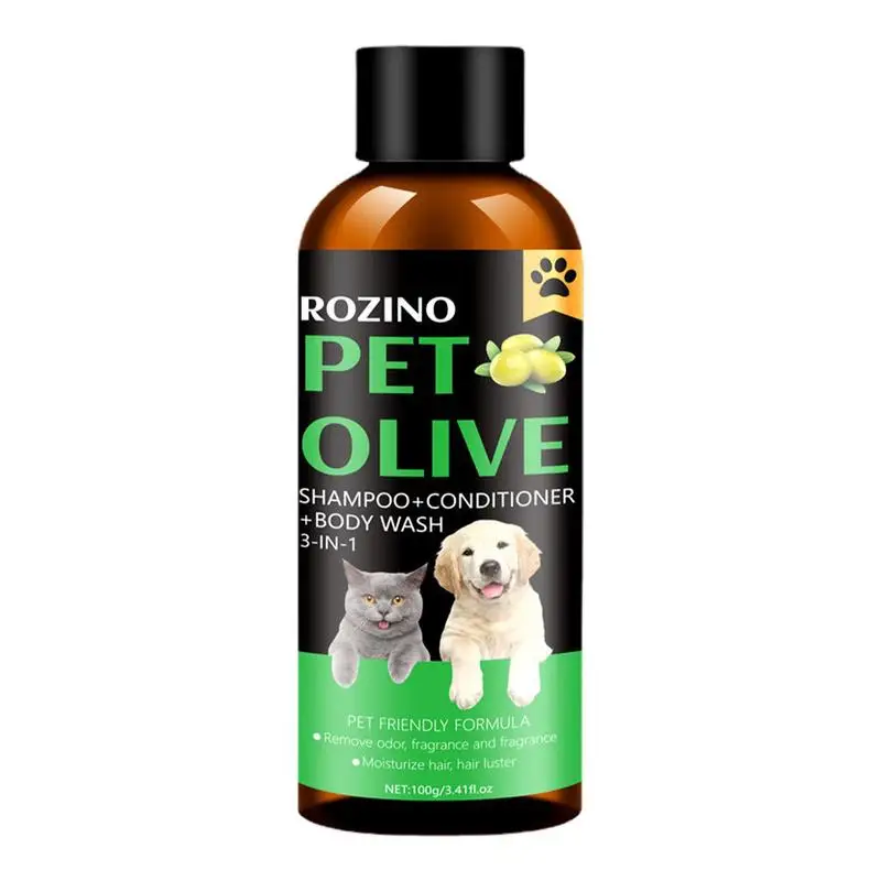 

3 In 1 Dog Wash Nourishing Shower Gel & Odor Eliminating Shampoo For Dogs Deodorizing Shampoo For Dogs Grooming Body Wash