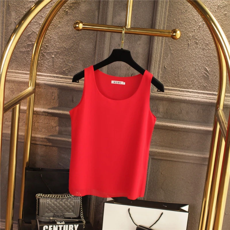 MOYISU Women Blouses Summer Fashion New O-neck Solid Color Sleeveless Chiffon Loose Oversize Casual Women's Tanks Women Shirts
MOYISU Women Blouses Summer Fashion New O-neck Solid Color Sleeveless Chiffon Loose Oversize Casual Women's Tanks Women Shirts