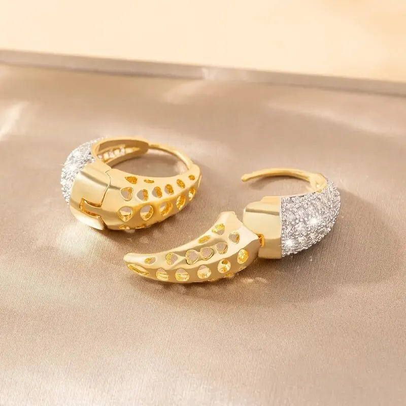 Crystal Zirconia Hollow Fashion Gold Color Hoop Earrings for Girls Women Sparkling Zircon Ladies Earring Party Jewlery 2 Mallzona S3815278b707340f1a903c26118c10b2cf Crystal Zirconia Hollow Fashion Gold Color Hoop Earrings for Girls Women Sparkling Zircon Ladies Earring Party Jewlery Mallzona