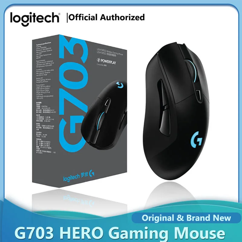 Official Flagship Store Logitech G703hero Wireless Esports Game Mouse Rechargeable Dual-mode Chicken Eating Lol
Official Flagship Store Logitech G703hero Wireless Esports Game Mouse Rechargeable Dual-mode Chicken Eating Lol