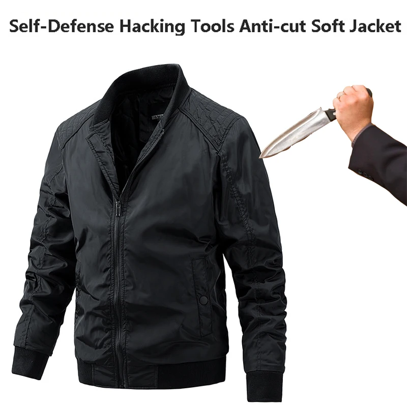 Anti-Stab And Anti-Slash Men's Jacket Casual Invisible Flexible Light Weight Fbi Police Plus Size Protective Tactical Clothing
Anti-Stab And Anti-Slash Men's Jacket Casual Invisible Flexible Light Weight Fbi Police Plus Size Protective Tactical Clothing