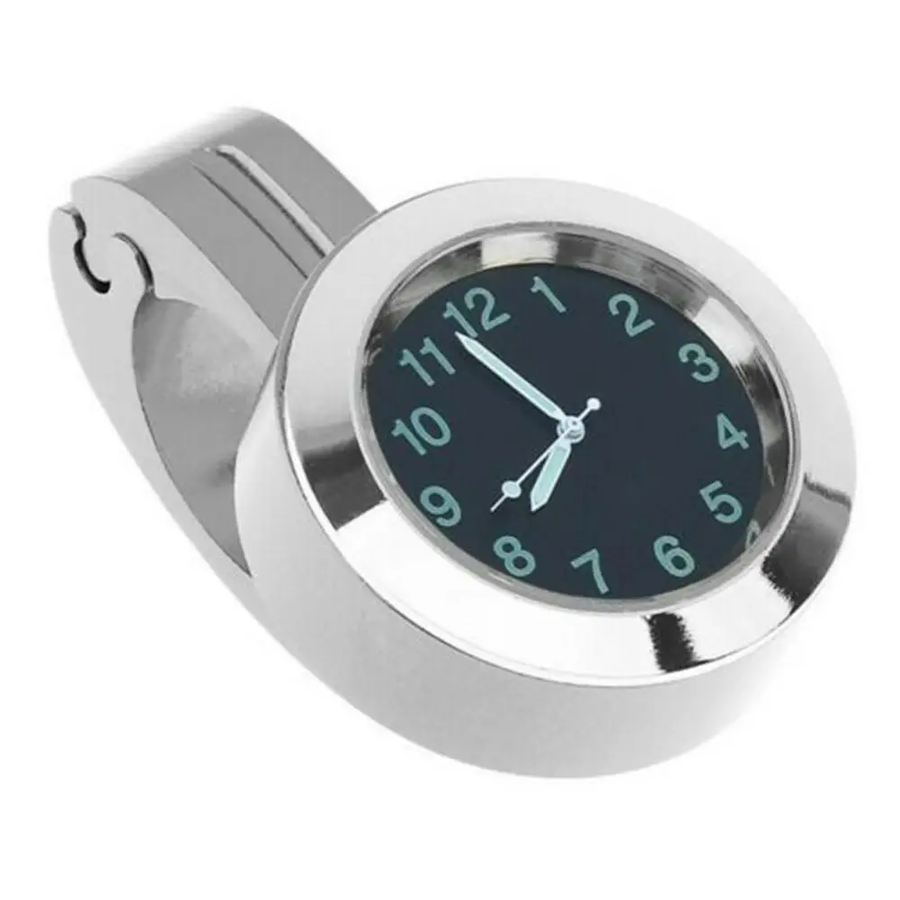 Shock Resistant Motorbike Handlebar Clock Water resistant Bike Watch with Straight Handlebar Installation Silver
Shock Resistant Motorbike Handlebar Clock Water resistant Bike Watch with Straight Handlebar Installation Silver