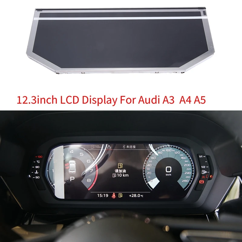 

12.3In LCD Display For A3 A4 A4L A5 A6 A6L A8L Q5 Q5L Q7 TT Virtual Cockpits Instrument Cluster Pixel Repair Parts