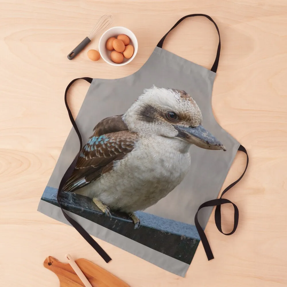 

Kookaburra Australian Bird Profile Pic Apron work ladies kitchen utensil Costume Waiter Kitchen Handle For Women Apron