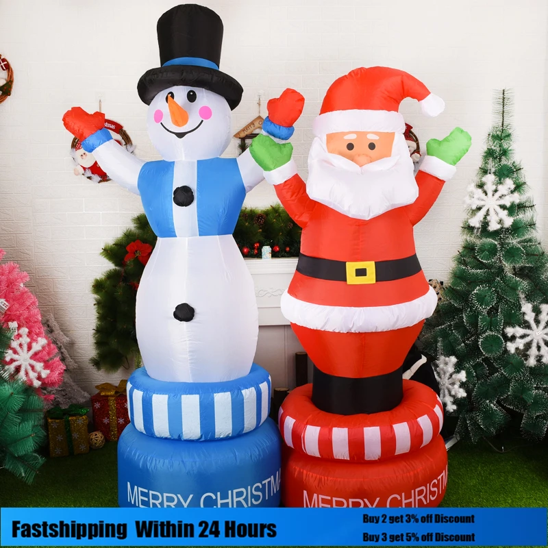 Electric Rotating Christmas Inflatable Toy Santa Snowman Christmas Decoration Outdoor New Year's Gift for Kids
Electric Rotating Christmas Inflatable Toy Santa Snowman Christmas Decoration Outdoor New Year's Gift for Kids
