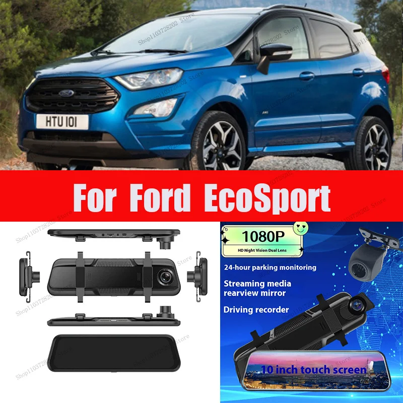 For Ford EcoSport 4K WIFI GPS Car Dvr Mirror Dash CamDual Lens Dashcam Drive Recorder Stream RearView Mirror IPS Screen Camera
For Ford EcoSport 4K WIFI GPS Car Dvr Mirror Dash CamDual Lens Dashcam Drive Recorder Stream RearView Mirror IPS Screen Camera
