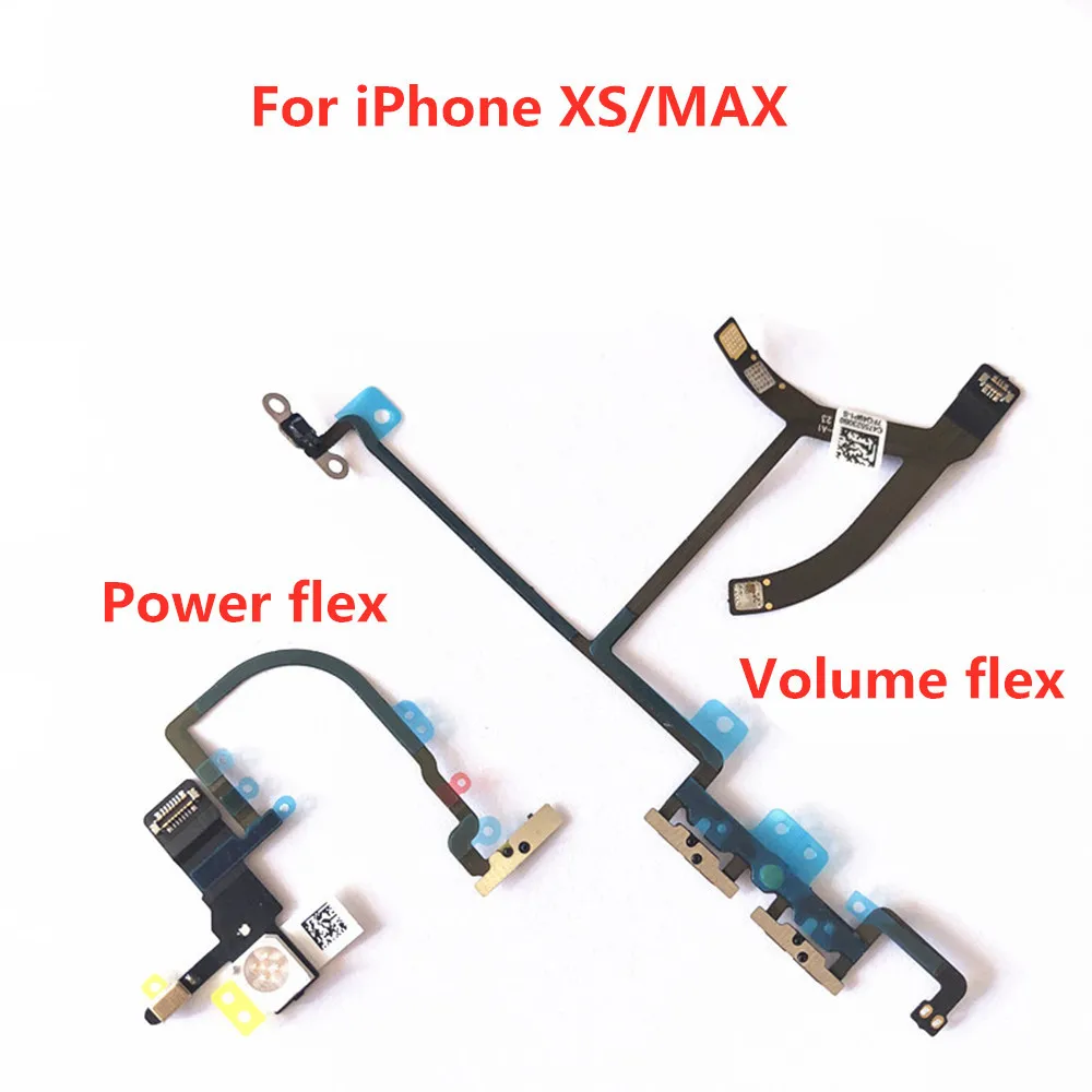 

1 шт. Оригинальные кнопки питания для iPhone X Xs Max XR кнопка выключатель гибкий кабель для мобильного телефона запасные части