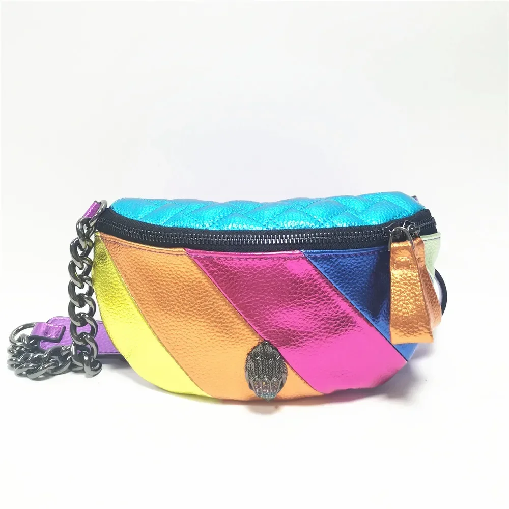 KURT GEIGER 2023 London Fashion Design Waist Bag Handbag Rainbow Color Messenger Eagle Head Bags for Women Mini Wallet
KURT GEIGER 2023 London Fashion Design Waist Bag Handbag Rainbow Color Messenger Eagle Head Bags for Women Mini Wallet