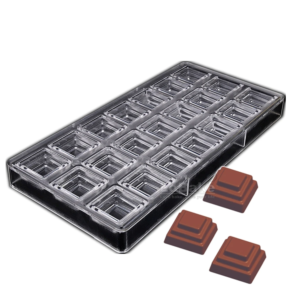 21 Cavities Muti-layers Square Cube Shape Polycarbonate Chocolate Mold Ice Molds Candy Making Tools DIY Baking Supplies
21 Cavities Muti-layers Square Cube Shape Polycarbonate Chocolate Mold Ice Molds Candy Making Tools DIY Baking Supplies