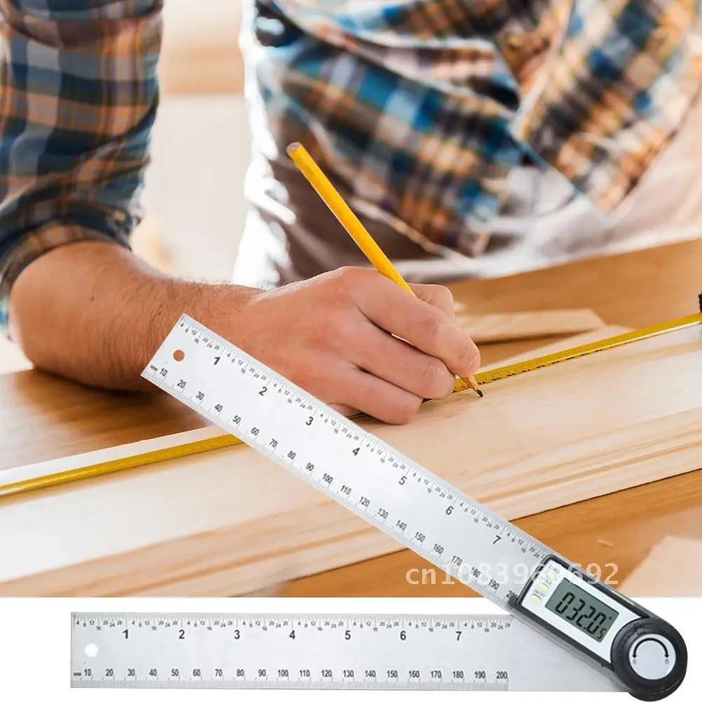 Precision High Digital Angle Finder Multi-Purpose Measuring Ruler Gauge Meter Metric Imperial Goniometer Inclinometer Protractor
Precision High Digital Angle Finder Multi-Purpose Measuring Ruler Gauge Meter Metric Imperial Goniometer Inclinometer Protractor