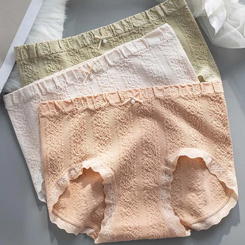 Roseheart Women Fashion Green Pink Cotton High Waist Panties Underwear Lingerie Seamless Briefs M L XL 3XL Underpants Plus Size
Roseheart Women Fashion Green Pink Cotton High Waist Panties Underwear Lingerie Seamless Briefs M L XL 3XL Underpants Plus Size