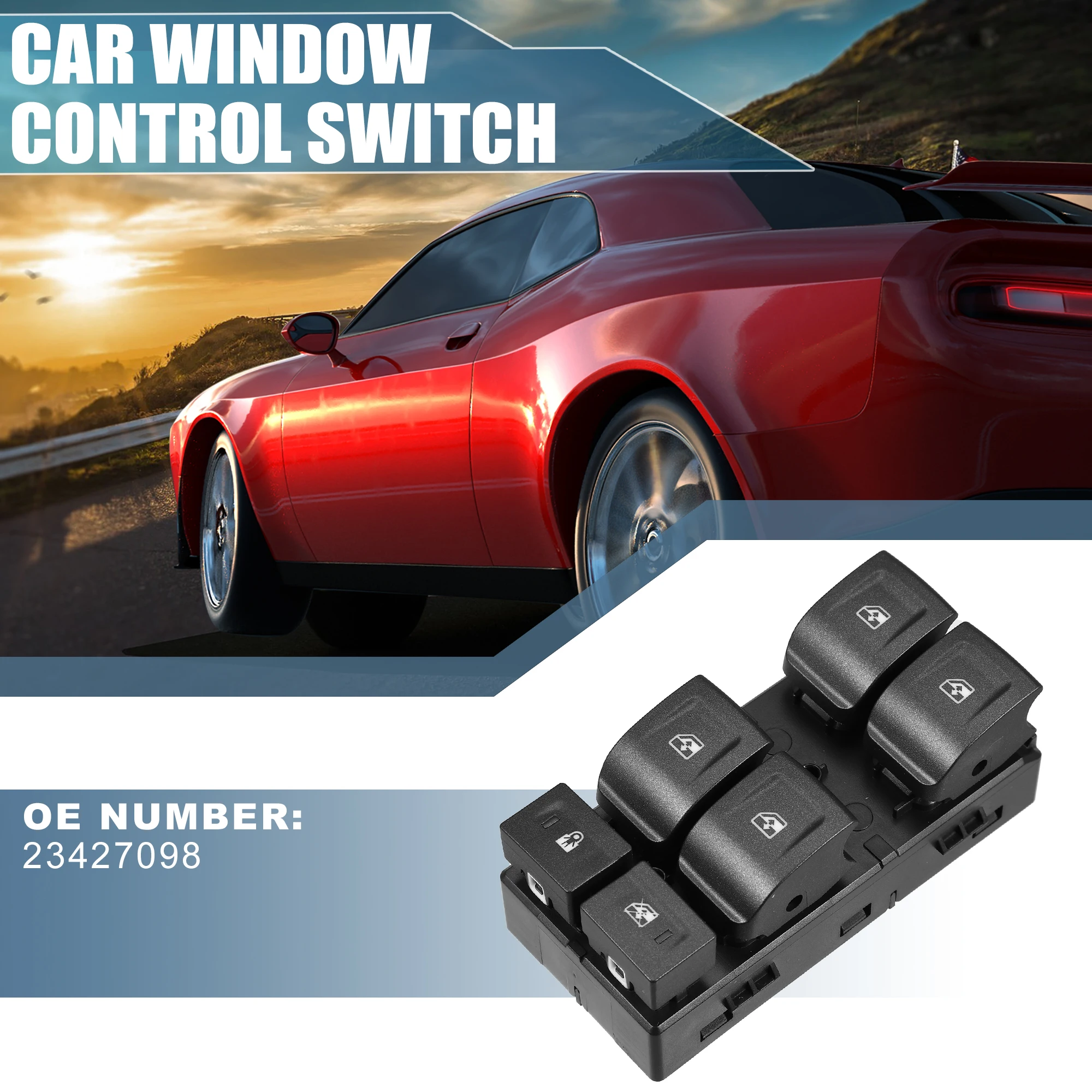 X Autohaux автомобильный выключатель окна 23427098 для GMC для Chevrolet 2014-2022, передний левый водитель, боковая электрическая оконная консоль, аксессуары
X Autohaux автомобильный выключатель окна 23427098 для GMC для Chevrolet 2014-2022, передний левый водитель, боковая электрическая оконная консоль, аксессуары