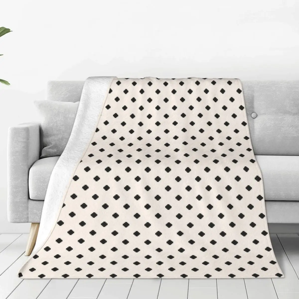 

Polka Dot Blanket Flannel Winter Multi-function Super Warm Throw Blankets for Bedding Office Plush Thin Quilt
