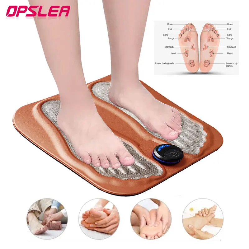 

Electric EMS Foot Massager Pad Relief Pain Relax Feet Acupoints Massage Mat Feet Muscle Stimulation Improve Blood Circulation