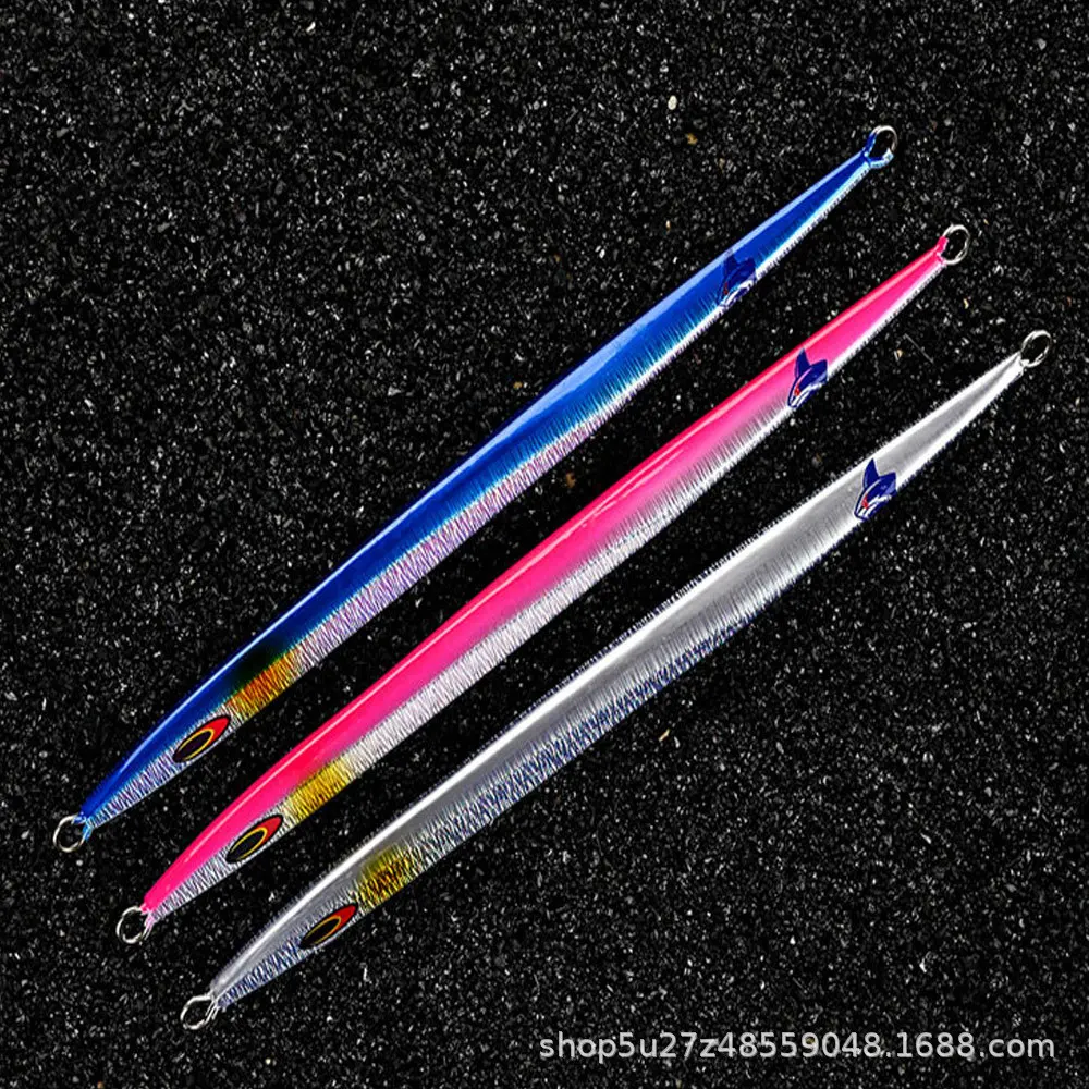 Japanese sea fishing fast sinking iron plate Luya bait 150g200g250g300g lead fish golden gun Red fake bait
Japanese sea fishing fast sinking iron plate Luya bait 150g200g250g300g lead fish golden gun Red fake bait