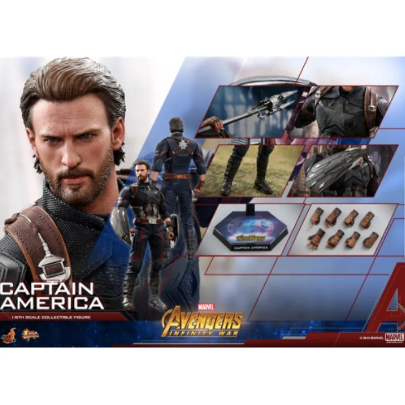 

In Stock Original Hottoys Mms481 Mms480 Art Collection Gift Toy Captain America 1/6 Avengers Infinity War Movie Character Model